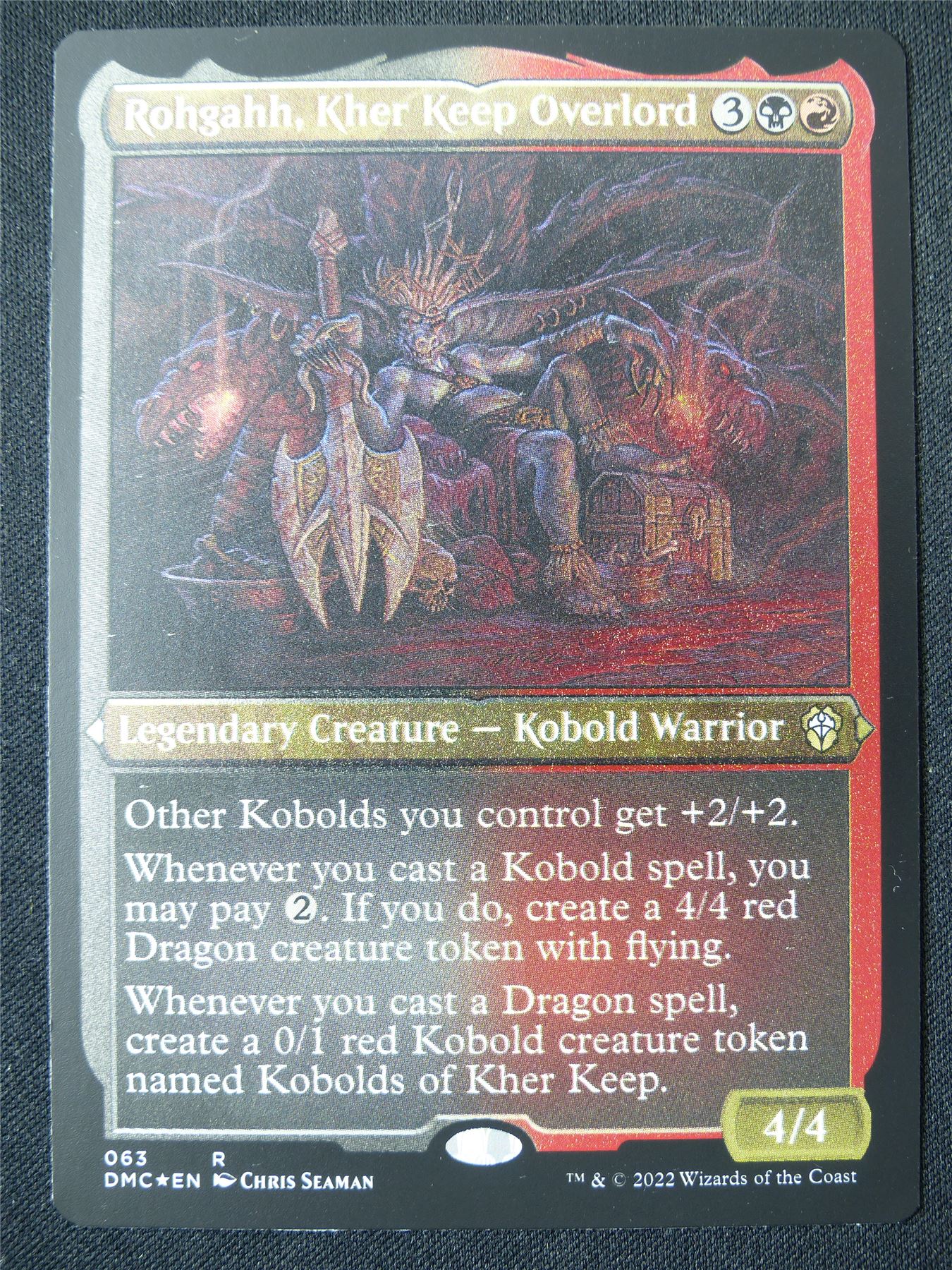 Rohgakk Kher Keep Overlord Etched Foil - DMC - Mtg Card #2F7 Archeron Rohgakk Kher Keep Overlord Etched Foil - DMC - Mtg Card #2F7 Archeron