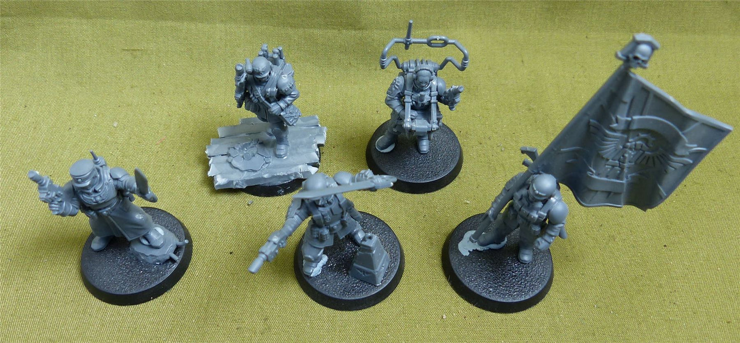 Cadian Command Squad - Astra Militarum - Warhammer 40K #1P6