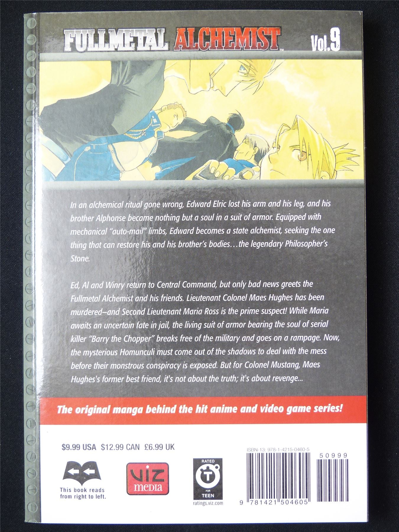 Full Metal Alchemist Volume 9 - Viz Media Manga #1A9