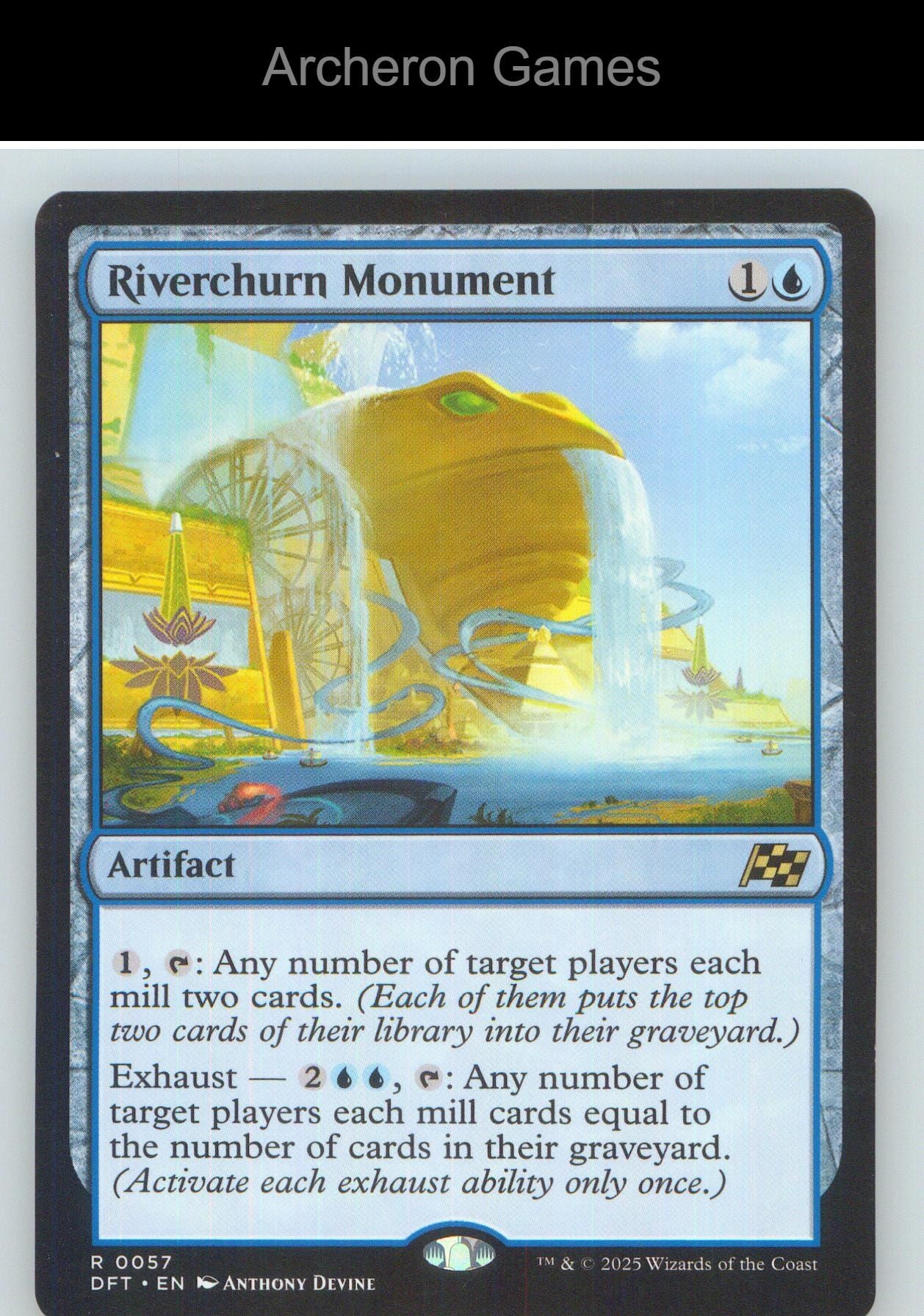 Riverchurn Monument DFT 57 R MTG Card NM/EX+