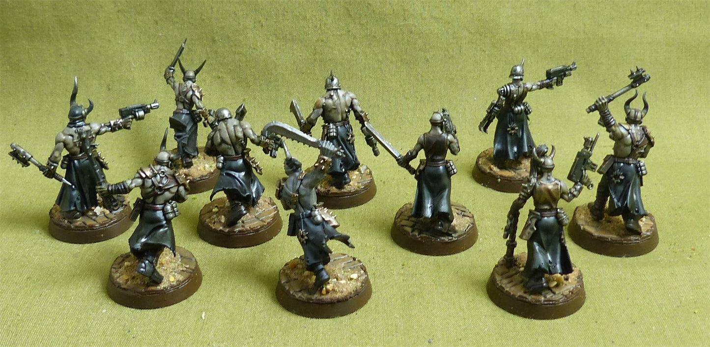 Chaos Cultists painted - Chaos Space Marines - Warhammer 40K #2O4