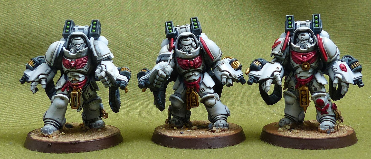 Aggressor Squad painted - White Scars - Warhammer 40K #4PS