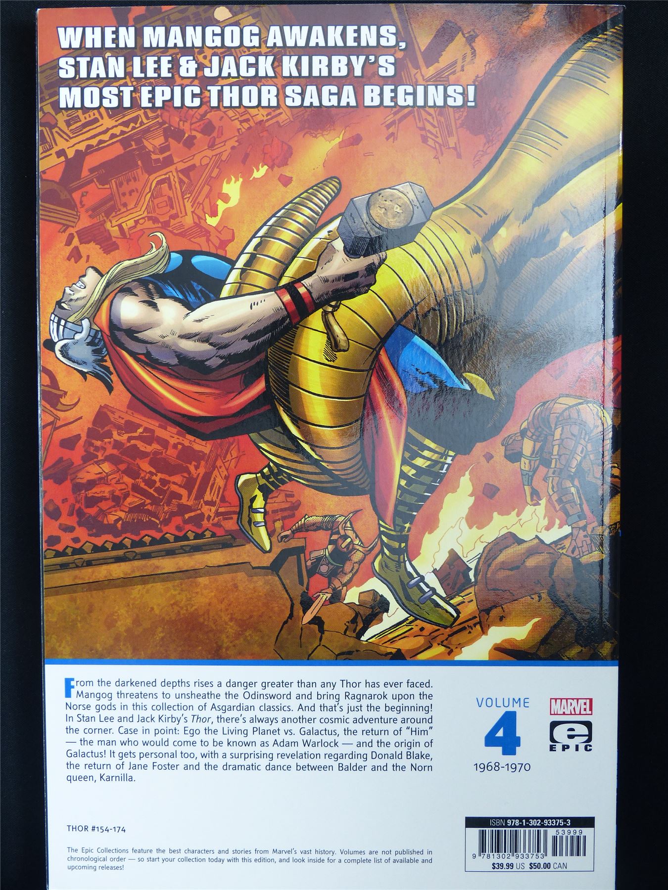The Mighty Thor: To Wake the Mangog - Epic Collection Volume 4 - Marvel Graphic Softback #33Q