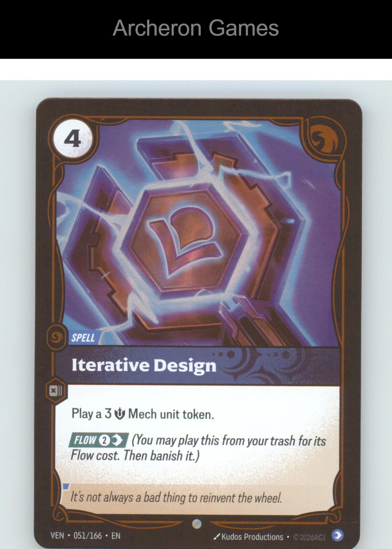 Iterative Design VEN 051/166 C Vendetta Riftbound Card Foil