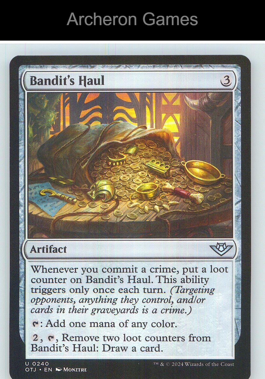 Bandit's Haul OTJ 240 UC MTG Card NM/EX+