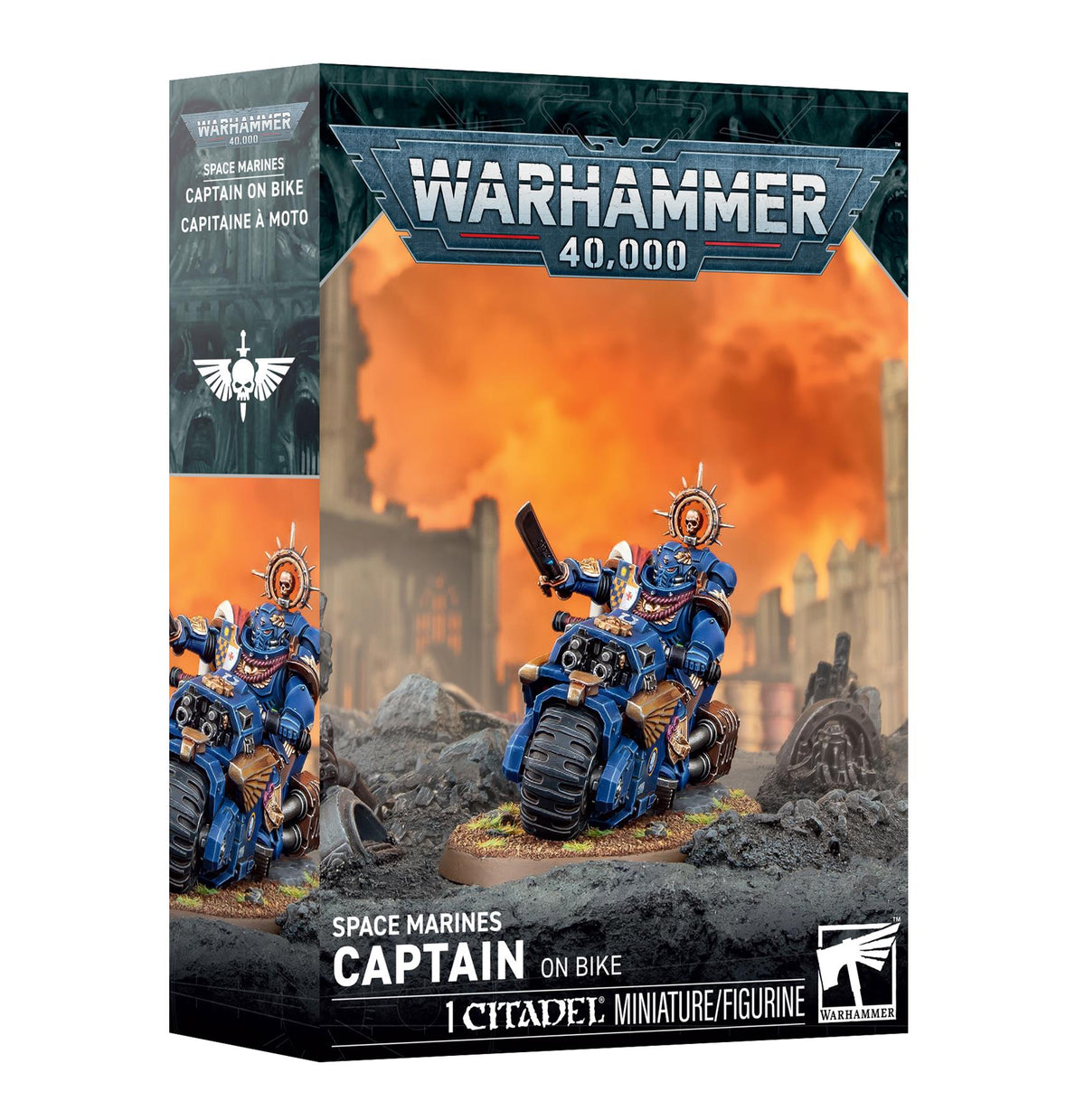 Captain on Bike - Space Marines - Warhammer: 40K - Available from 03/10/2026