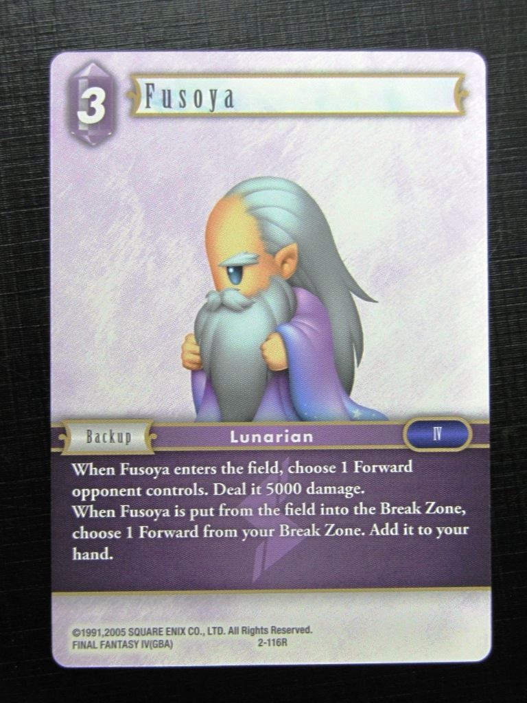 Final Fantasy Cards: FUSOYA 2-116R # 27G77