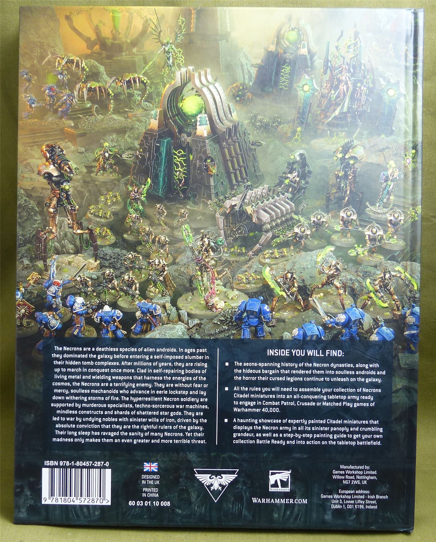 Necrons Codex - Warhammer 40K Hardback #52P