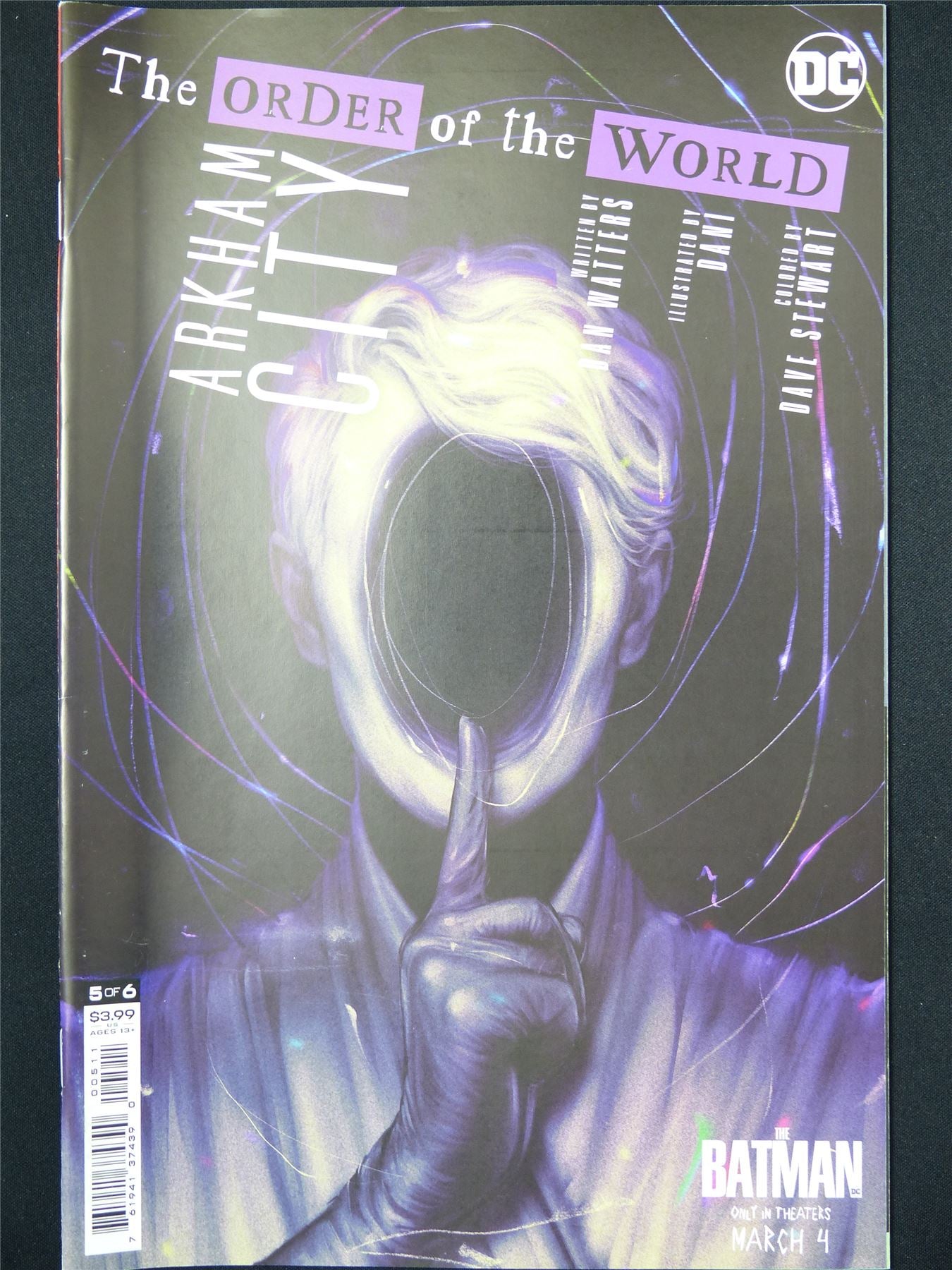 ARKHAM City: The Order of the World #5 - B&B DC Comic #7LN