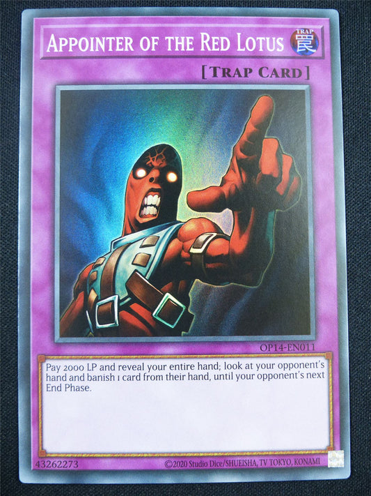 Appointer of the Red Lotus OP14 Super Rare - Yugioh Card #65