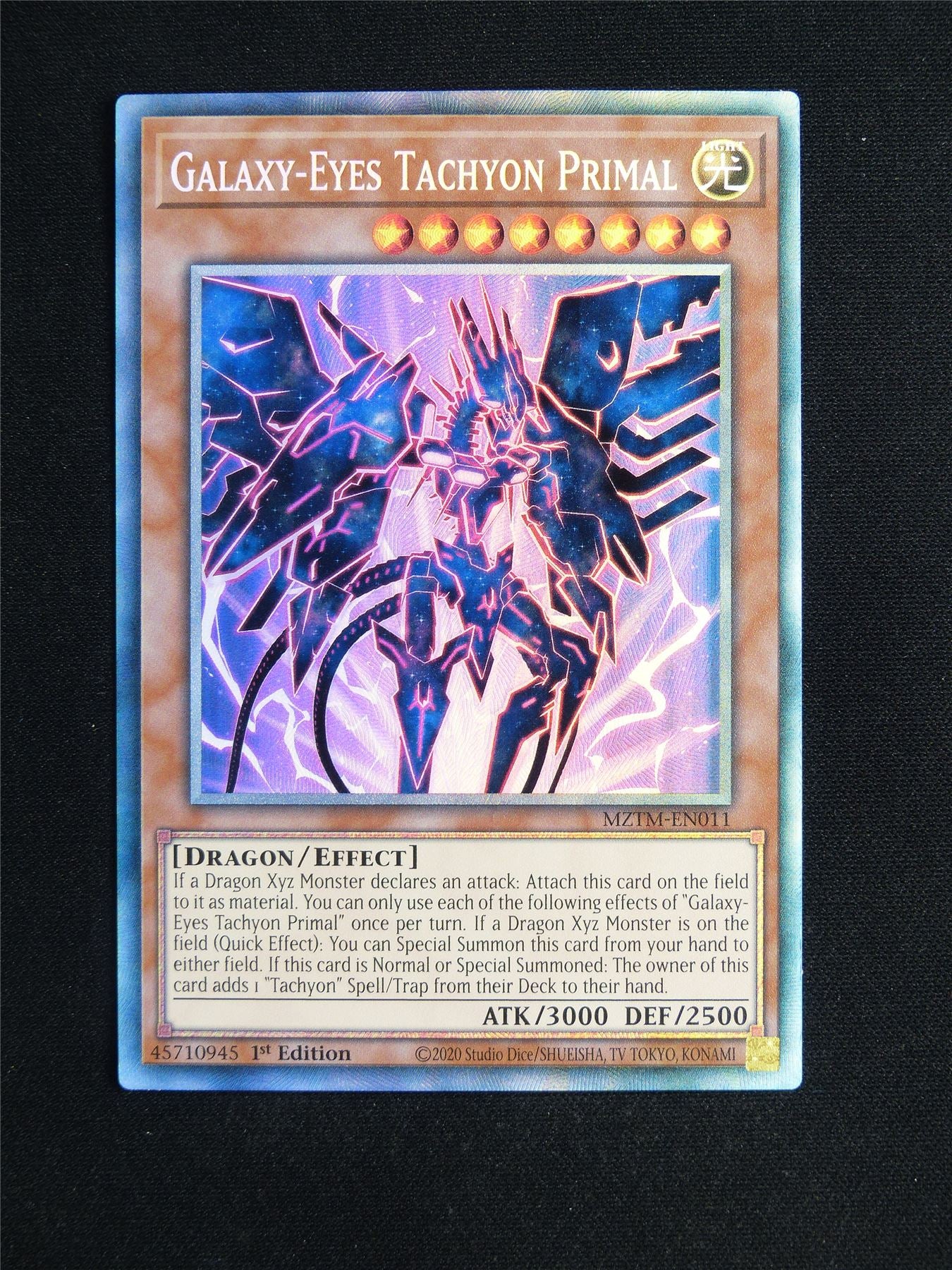 Galaxy-Eyes Tachyon Primal MZTM Collector Rare - 1st ed Yugioh Card #23V
