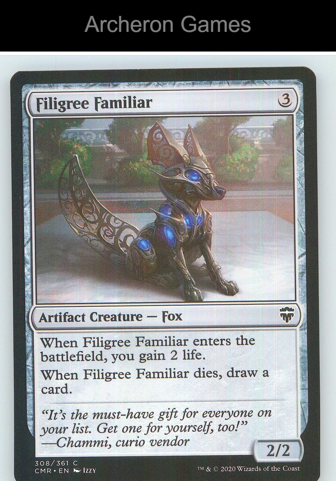 Filigree Familiar CMR 308 C MTG Card NM/EX+