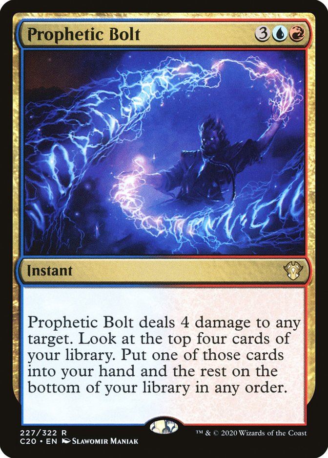 Mtg: C20 : Prophetic Bolt - - NM