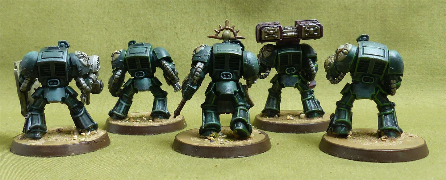 Terminator Squad painted - Dark Angels - Warhammer 40K #3JG