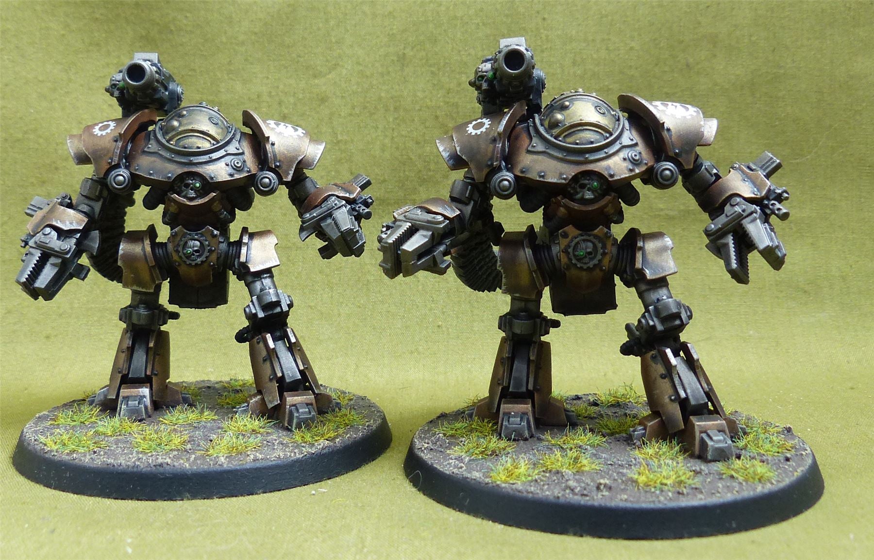 Castellax Battle-automata Maniple painted - Mechanicum - Warhammer