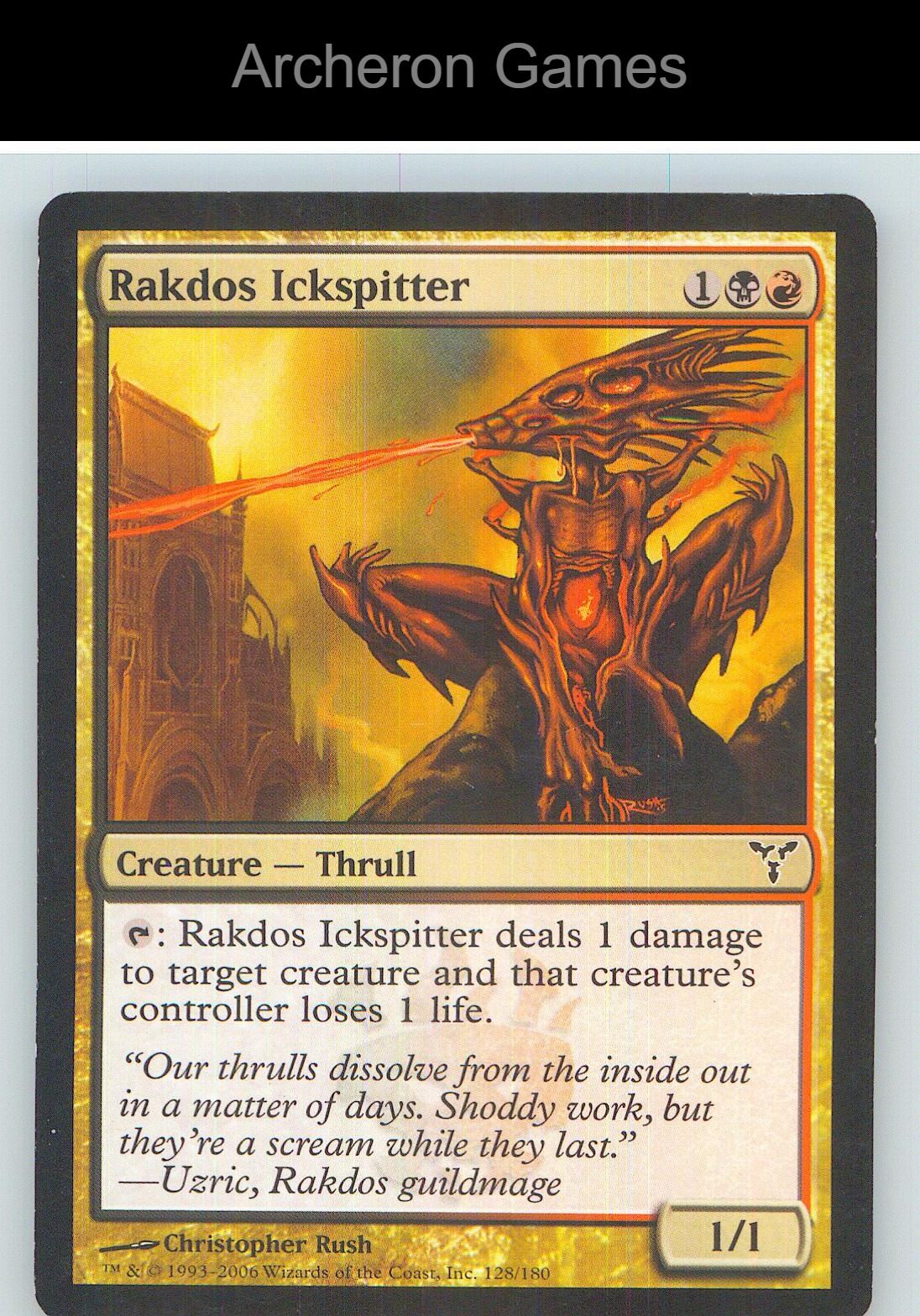 Rakdos Ickspitter DIS 128 C MTG Card NM/EX+