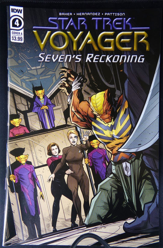 STAR Trek Voyager: Sevens Reckoning #4 - IDW Comics #1B9