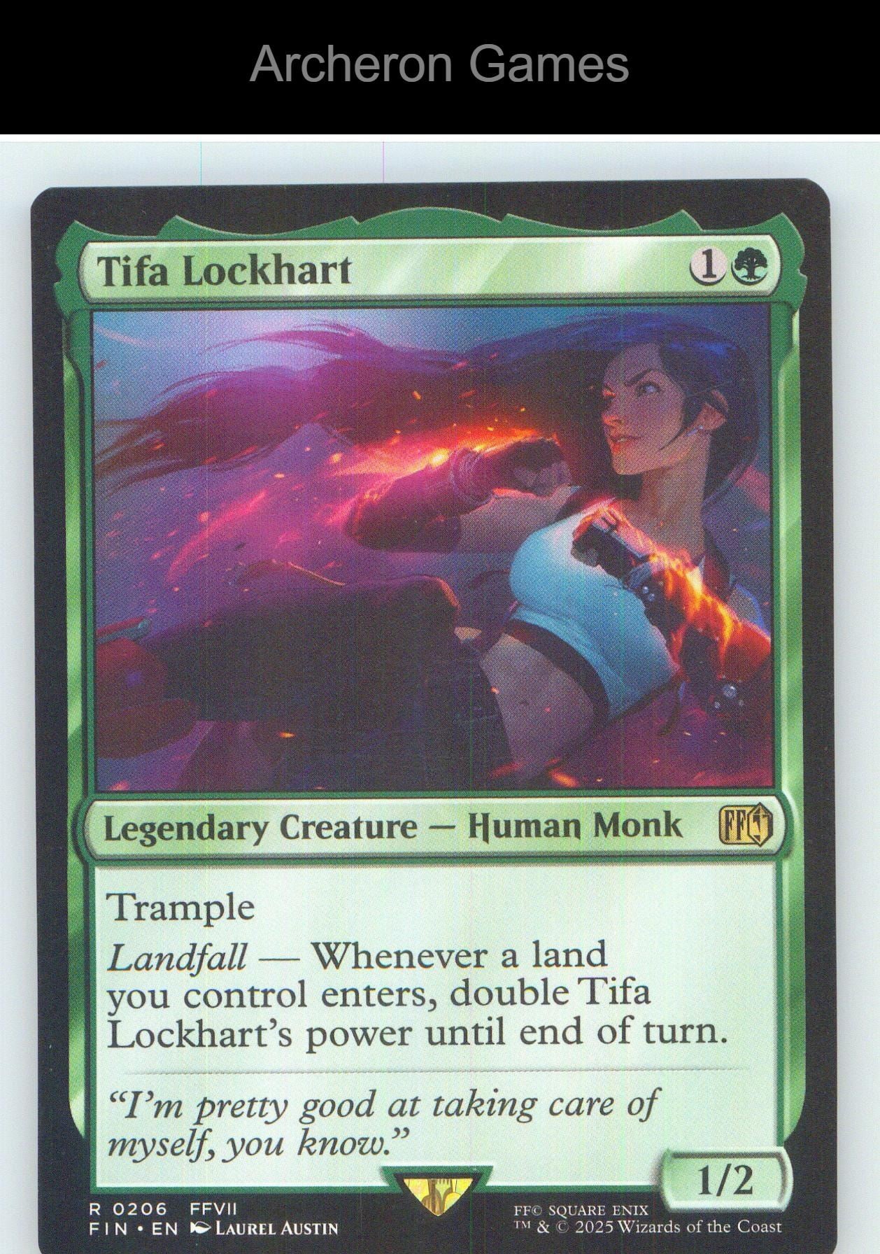 Tifa Lockhart FIN 206 R MTG Card NM/EX+