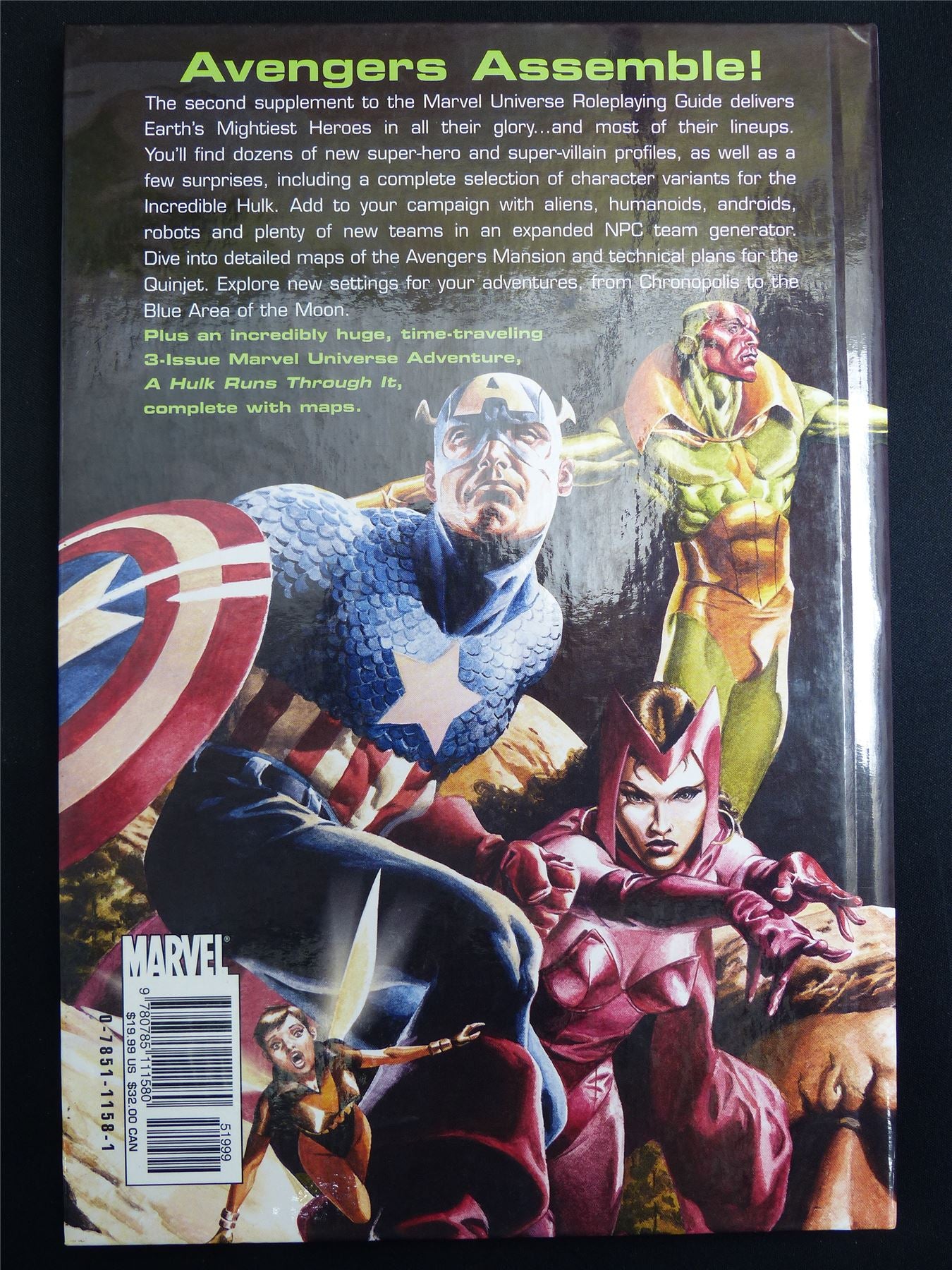 Marvel Universe: Guide to the Hulk & Avengers - Roleplay Book Hardback #2PH