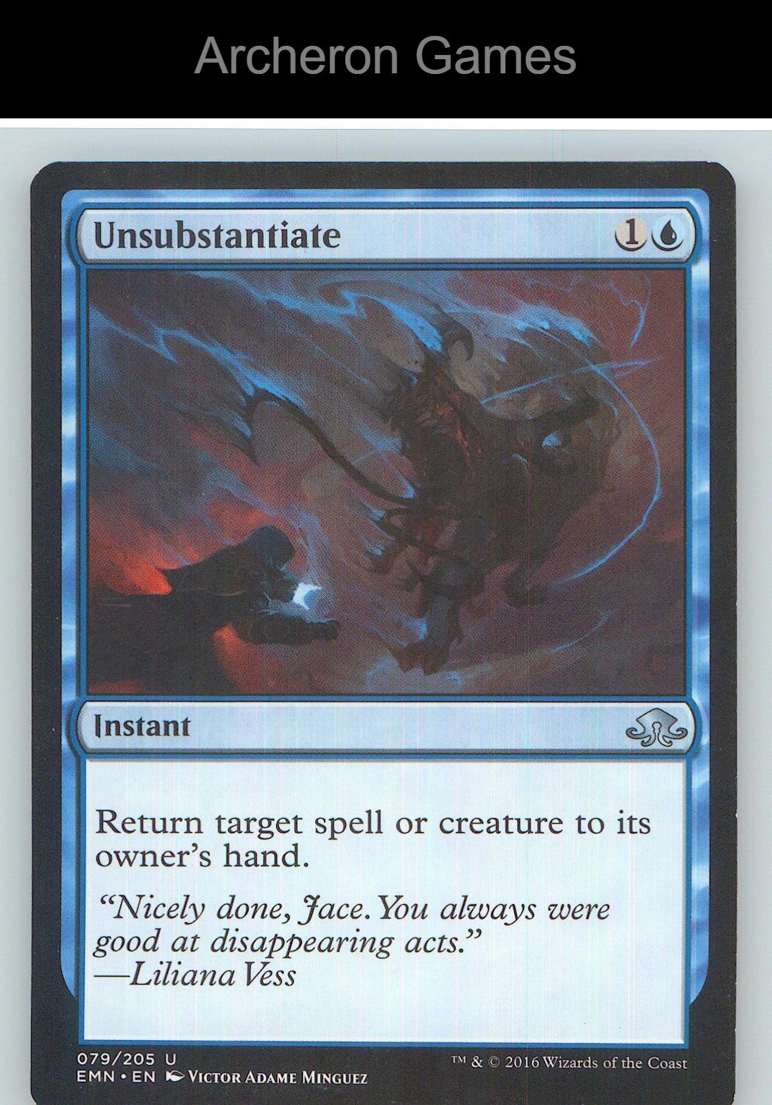 Unsubstantiate EMN 79 UC MTG Card NM/EX+