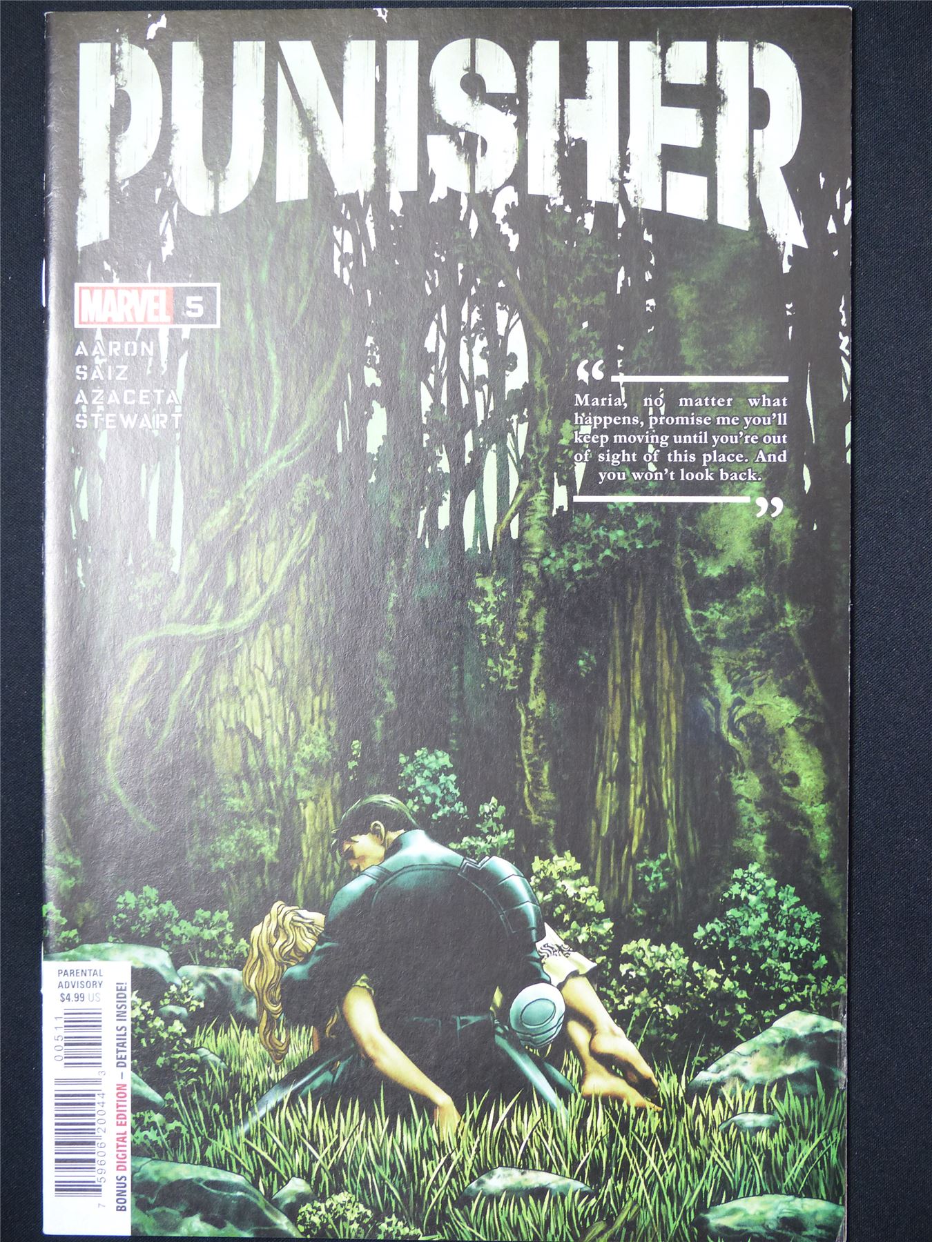 PUNISHER #5 - B&B Marvel Comic #7J8