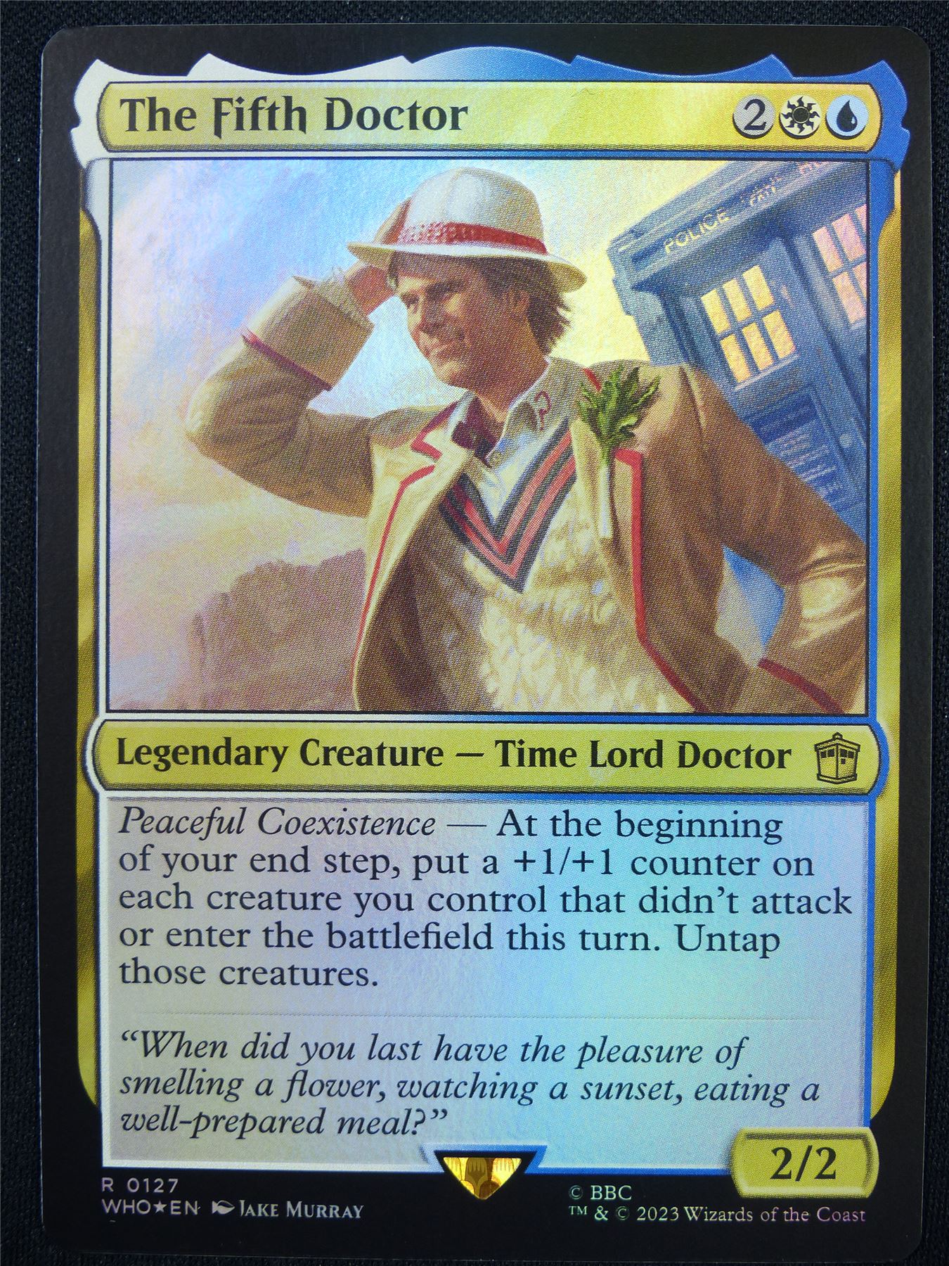 The Fifth Doctor Foil - WHO