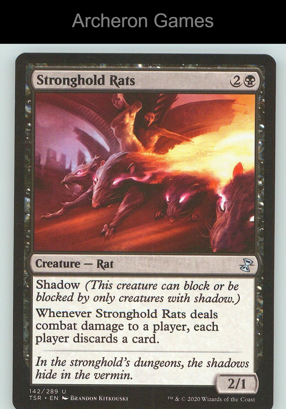 Stronghold Rats TSR 142 UC MTG Card NM/EX+