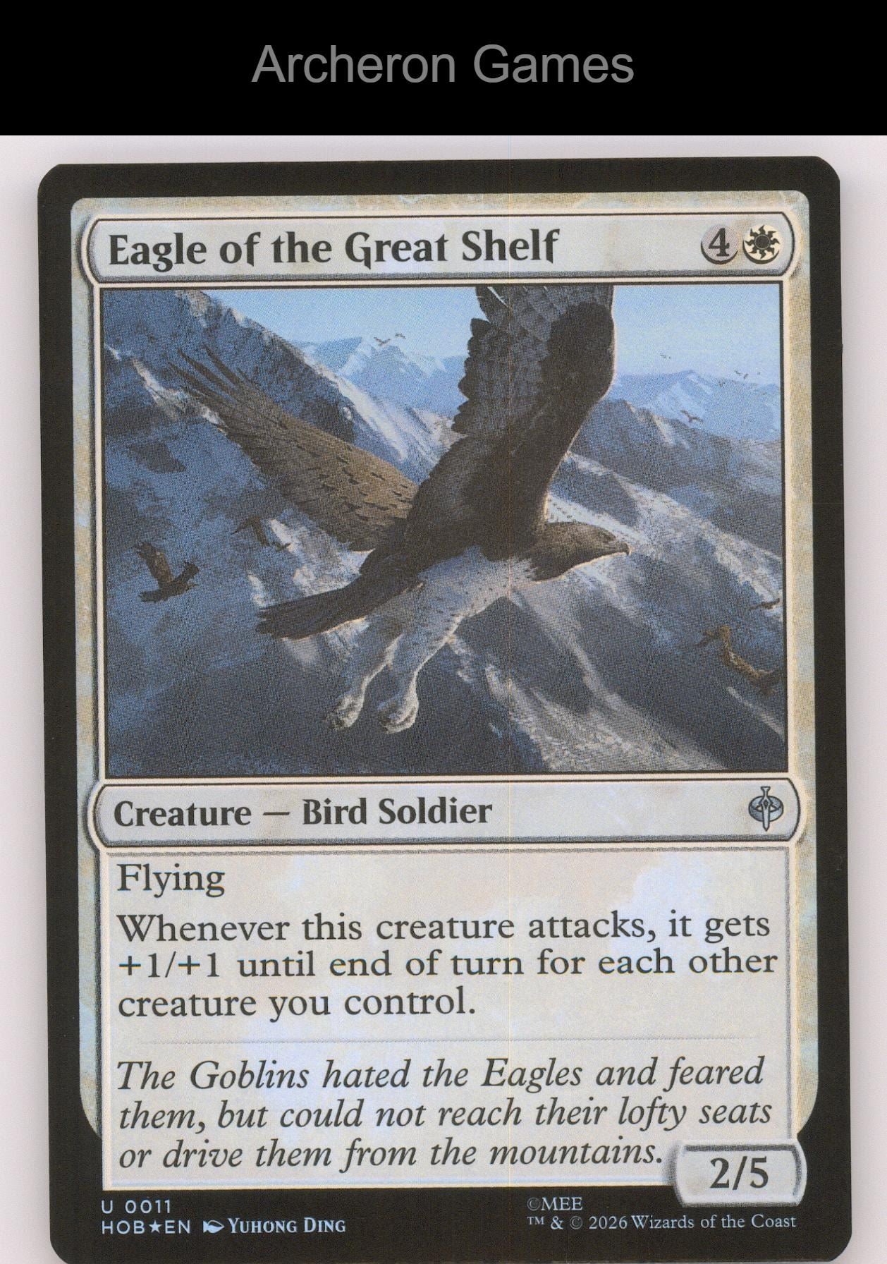 Eagle of the Great Shelf HOB 11 UC MTG Card The Hobbit