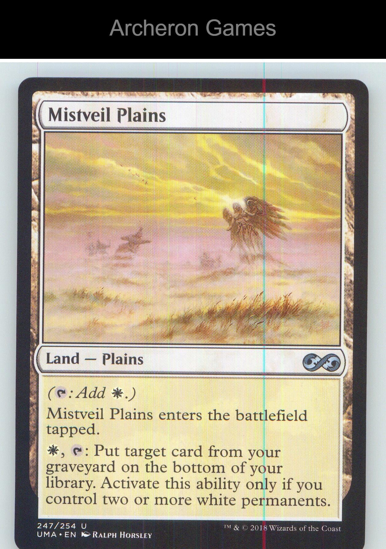 Mistveil Plains UMA 247 UC MTG Card NM/EX+