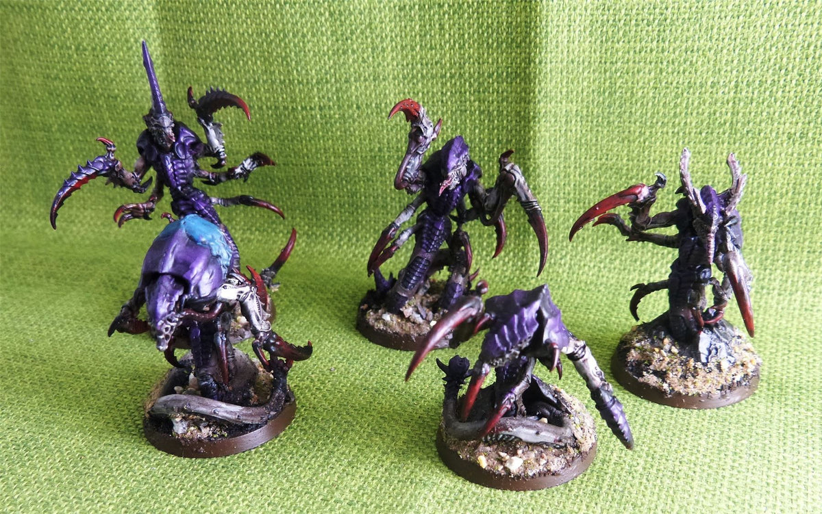 Tyranids - Ravener Kill Team Painted - Warhammer AoS 40k #GU