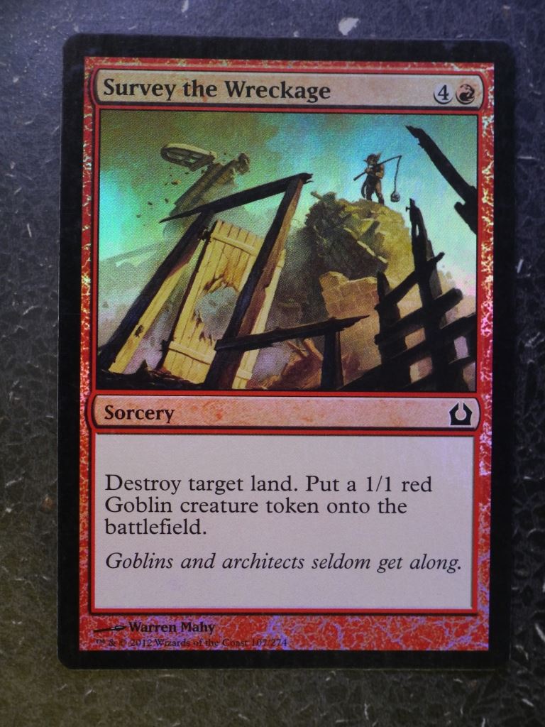 MTG Cards: SURVEY THE WRECKAGE FOIL # 5C92