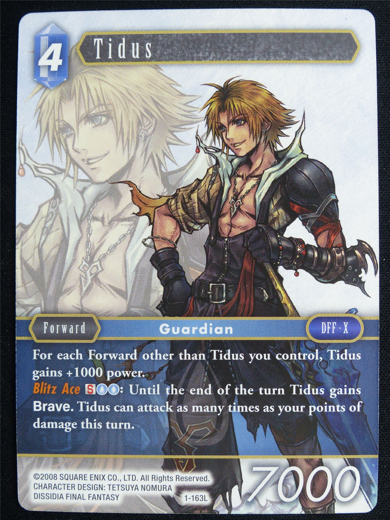 Tidus 1-163L - Final Fantasy Card #4TK