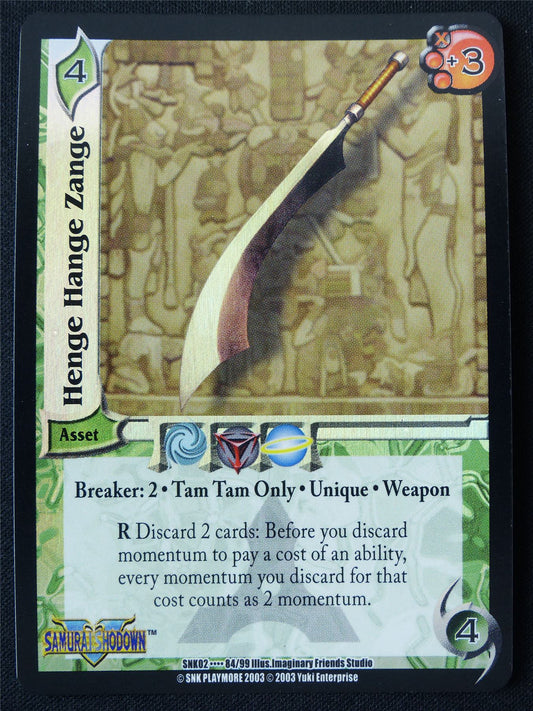 Henge Hange Zange Foil SNK02 84/99 - UFS Card #2GP