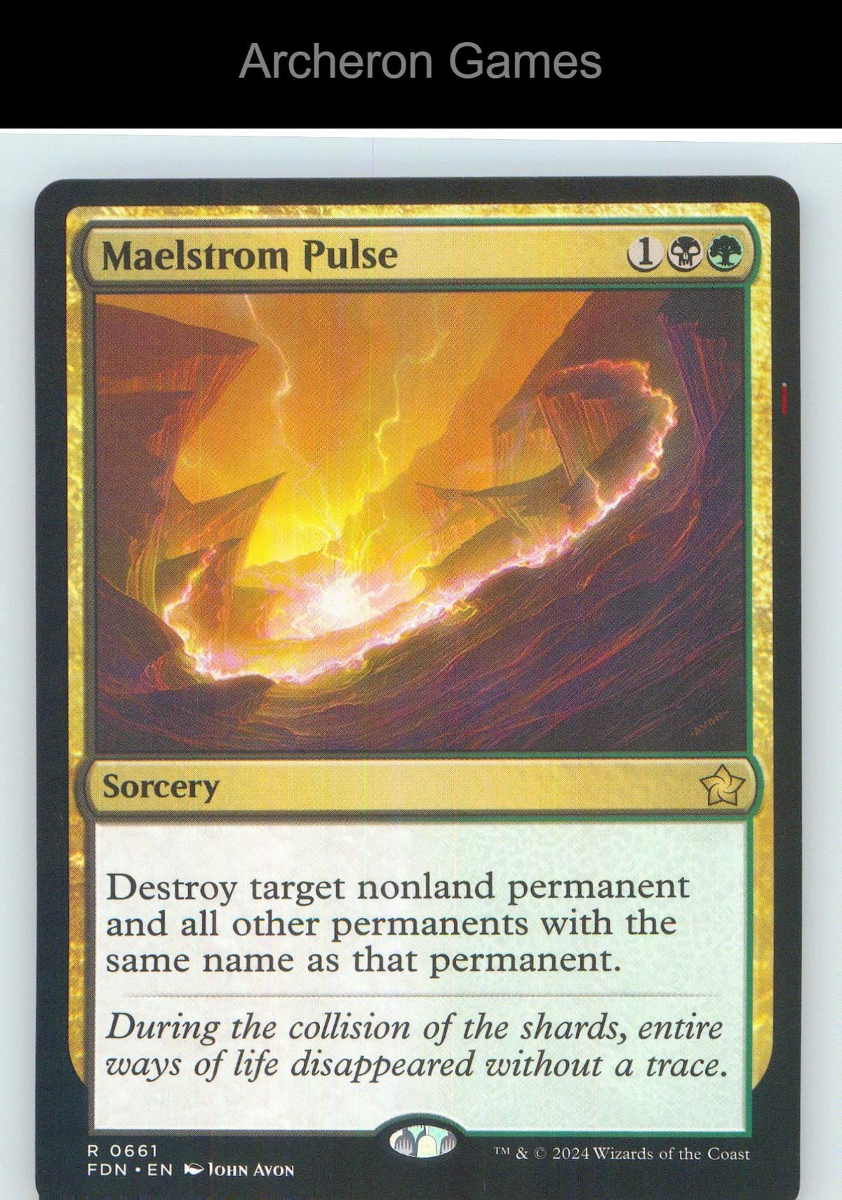 Maelstrom Pulse FDN 661 R MTG Card NM/EX+