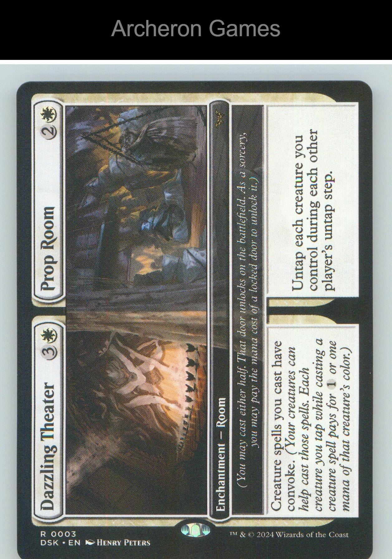 Dazzling Theater // Prop Room DSK 3 R MTG Card NM/EX+