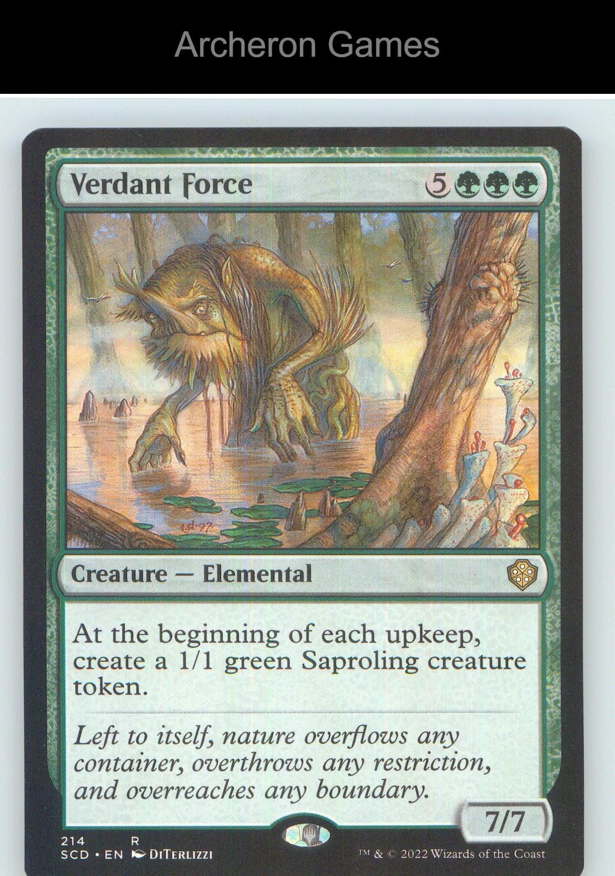 Verdant Force SCD 214 R MTG Card NM/EX+