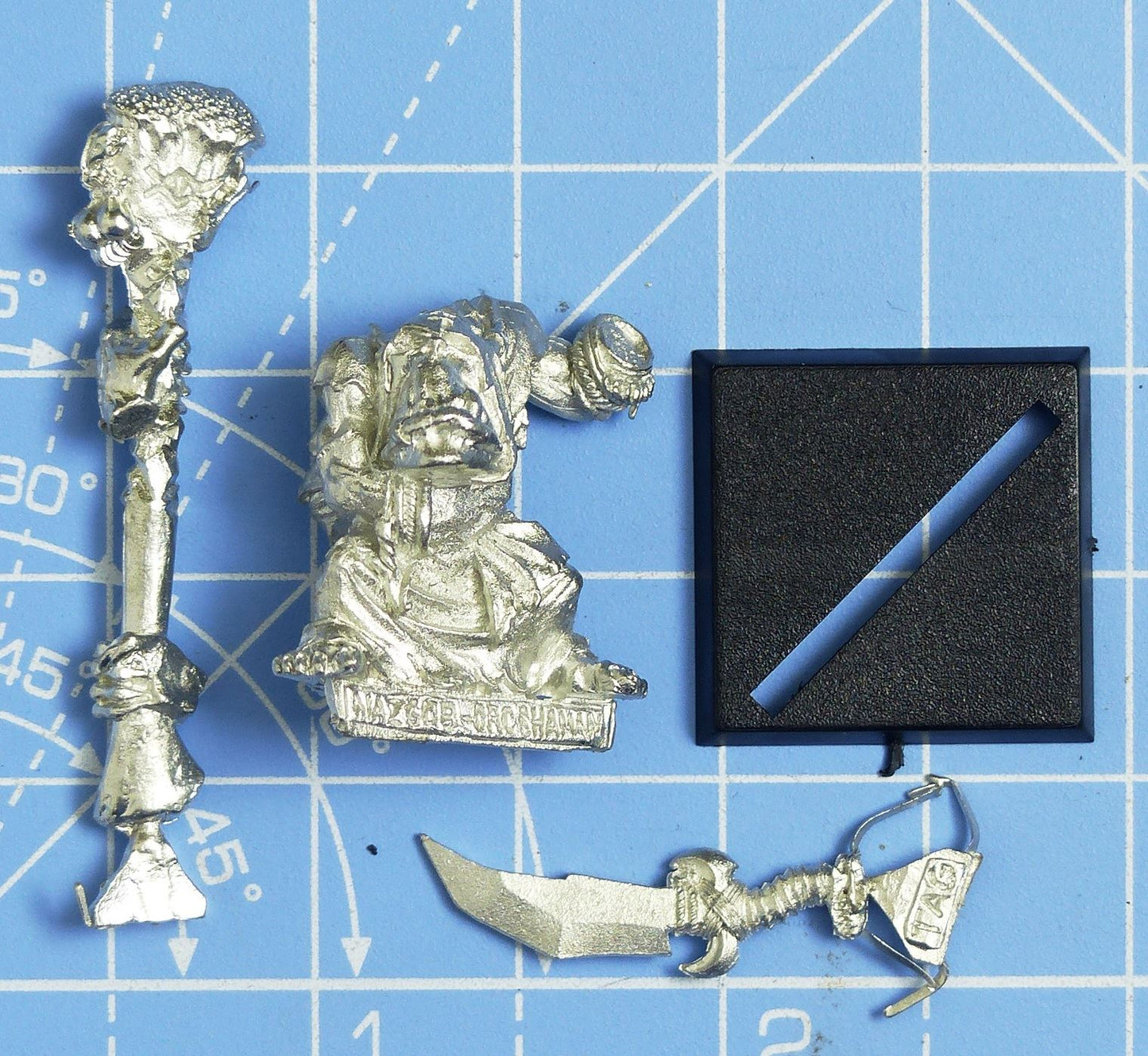 Classic Metal Nazgob-Orc Shaman OOP - Orcs and Goblins - Warhammer Old World #GB