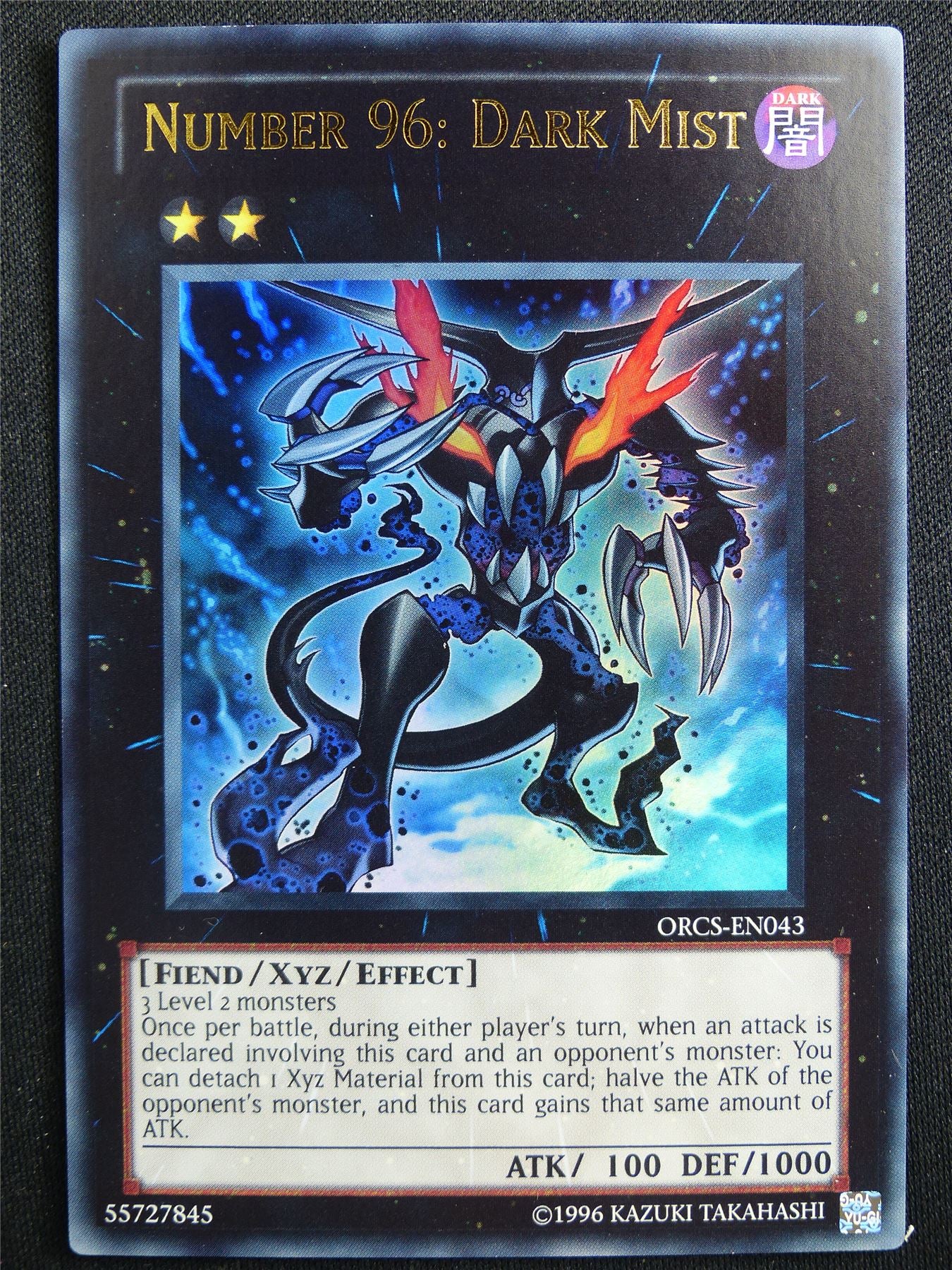 Number 96: Dark Mist ORCS Ultra Rare - Yugioh Card #4TZ