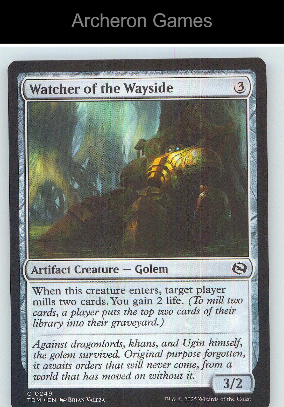 Watcher of the Wayside TDM 249 C MTG Card NM/EX+