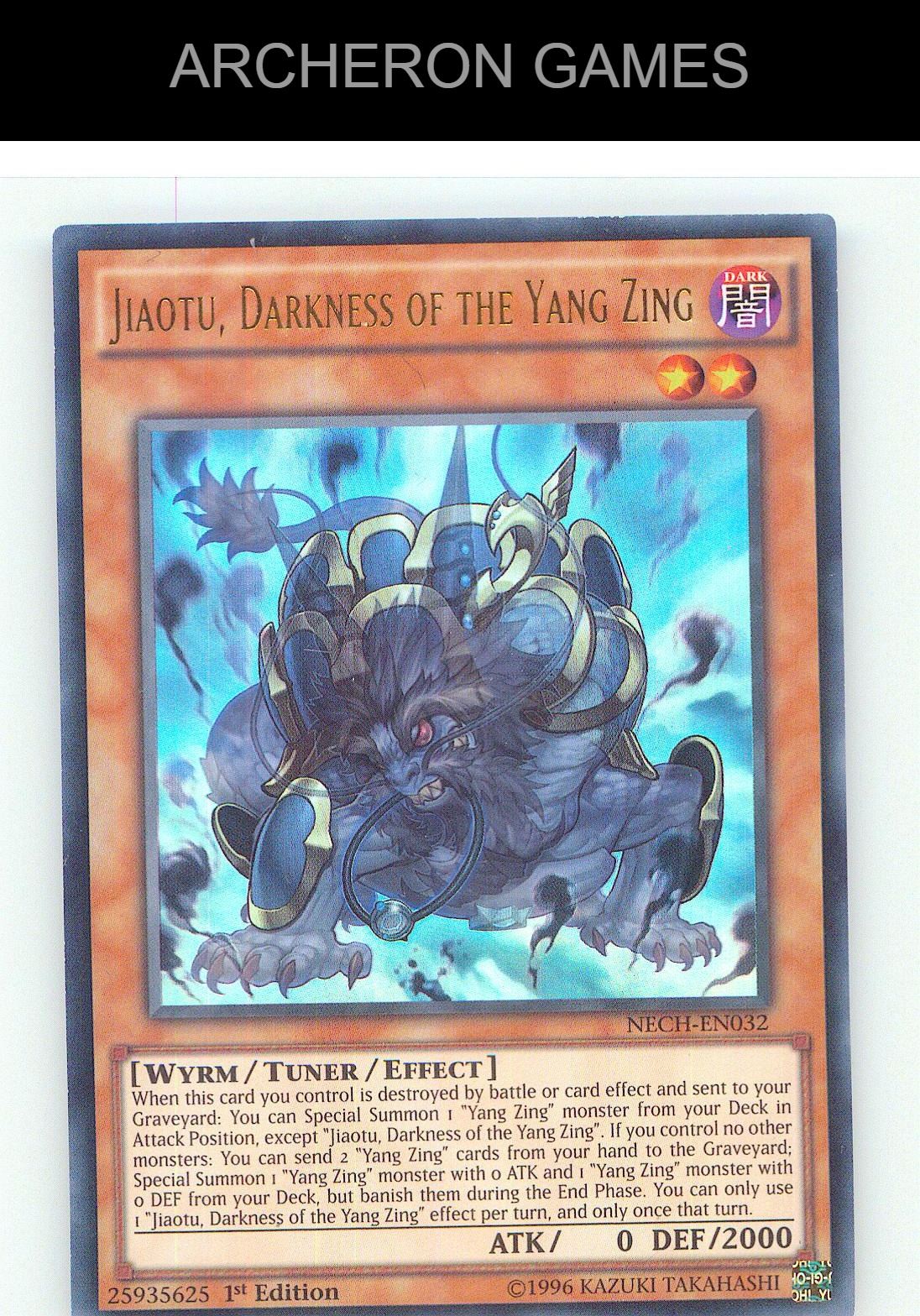 Jiaotu, Darkness of the Yang Zing Ultra Rare YUGIOH Card Unlimited