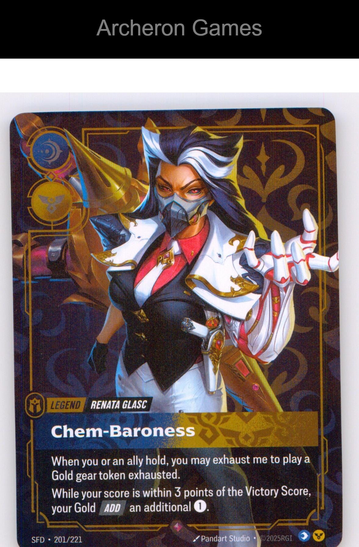 Renata Glasc - Chem-Baroness SFD 201/221 R Spiritforged Riftbound Card