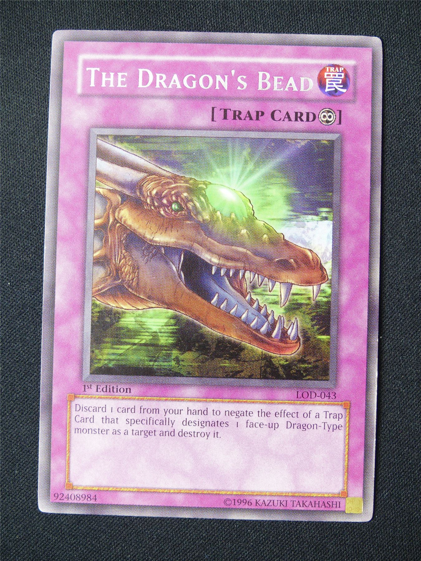 The Dragon's Bead LOD Rare - 1st ed Yugioh Card #1SW