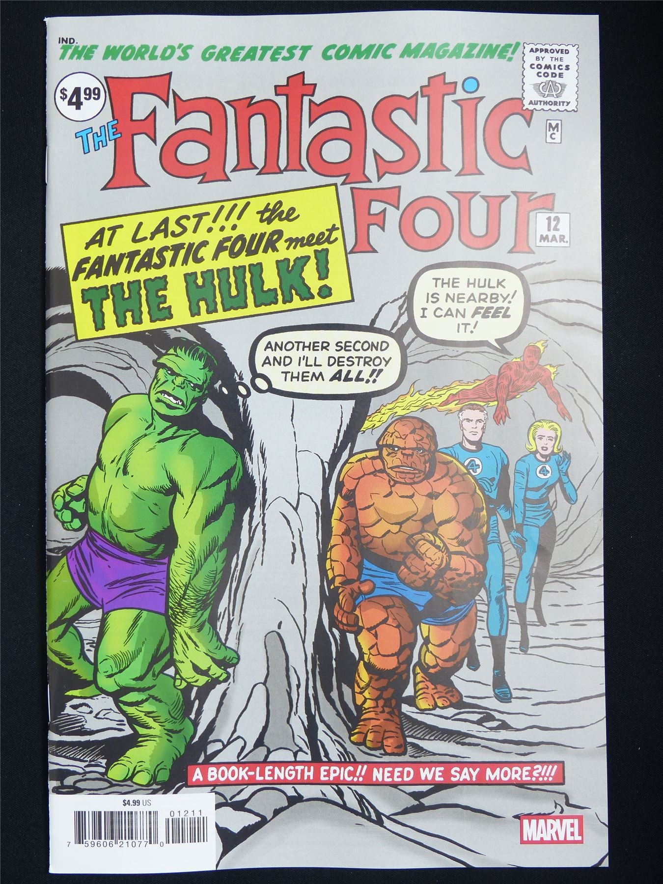 FANTASTIC Four #12 Facsimile Edition - Feb 2026 Marvel Comic #5Z