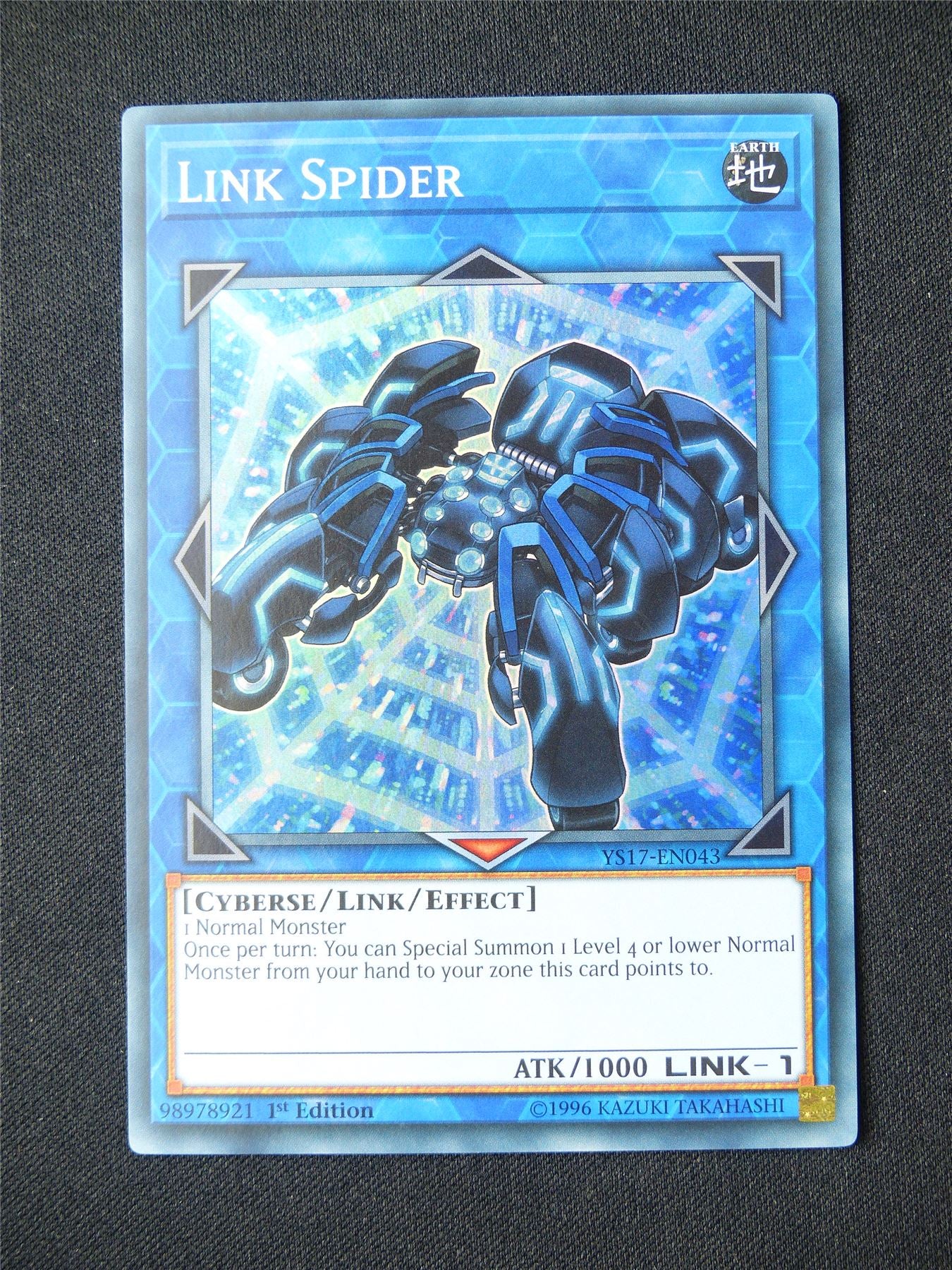 Link Spider YS17 Super Rare - 1st ed Yugioh Card #3A1