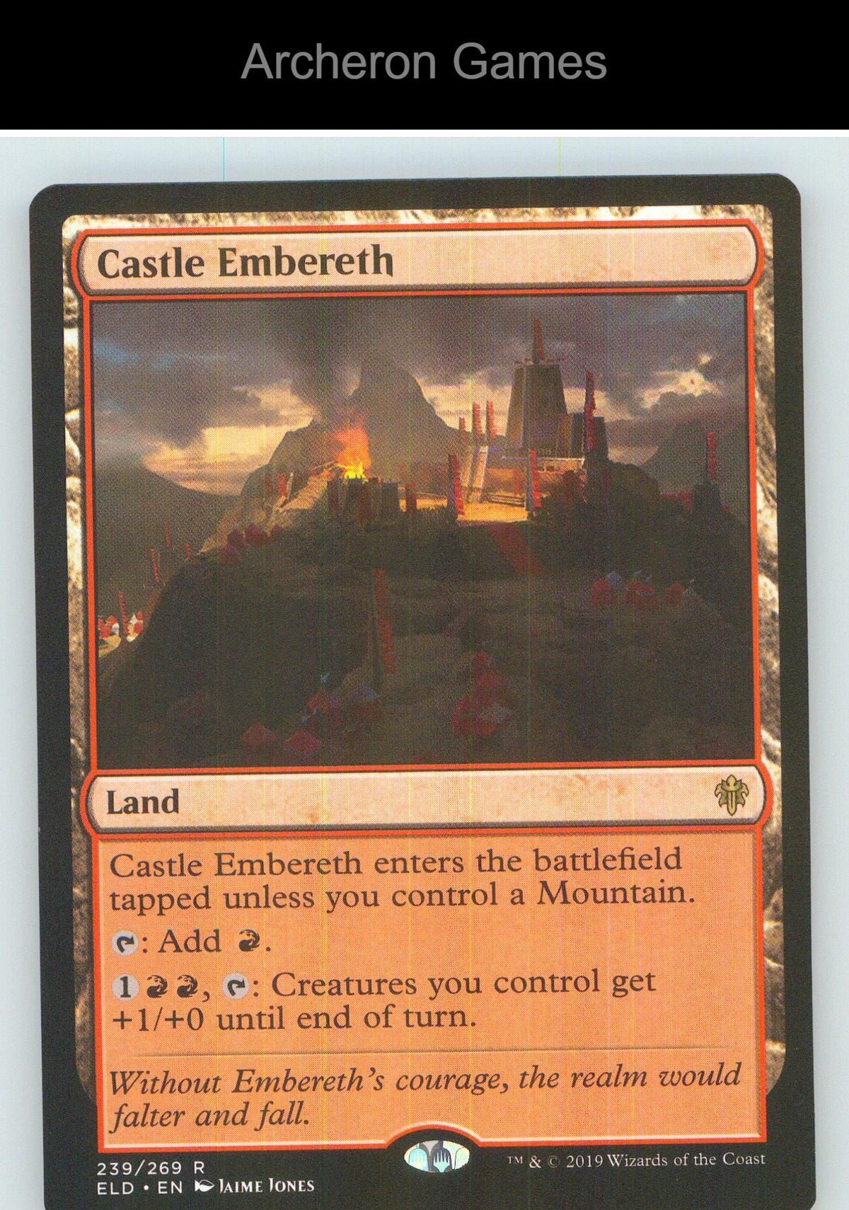 Castle Embereth ELD 239 R MTG Card NM/EX+