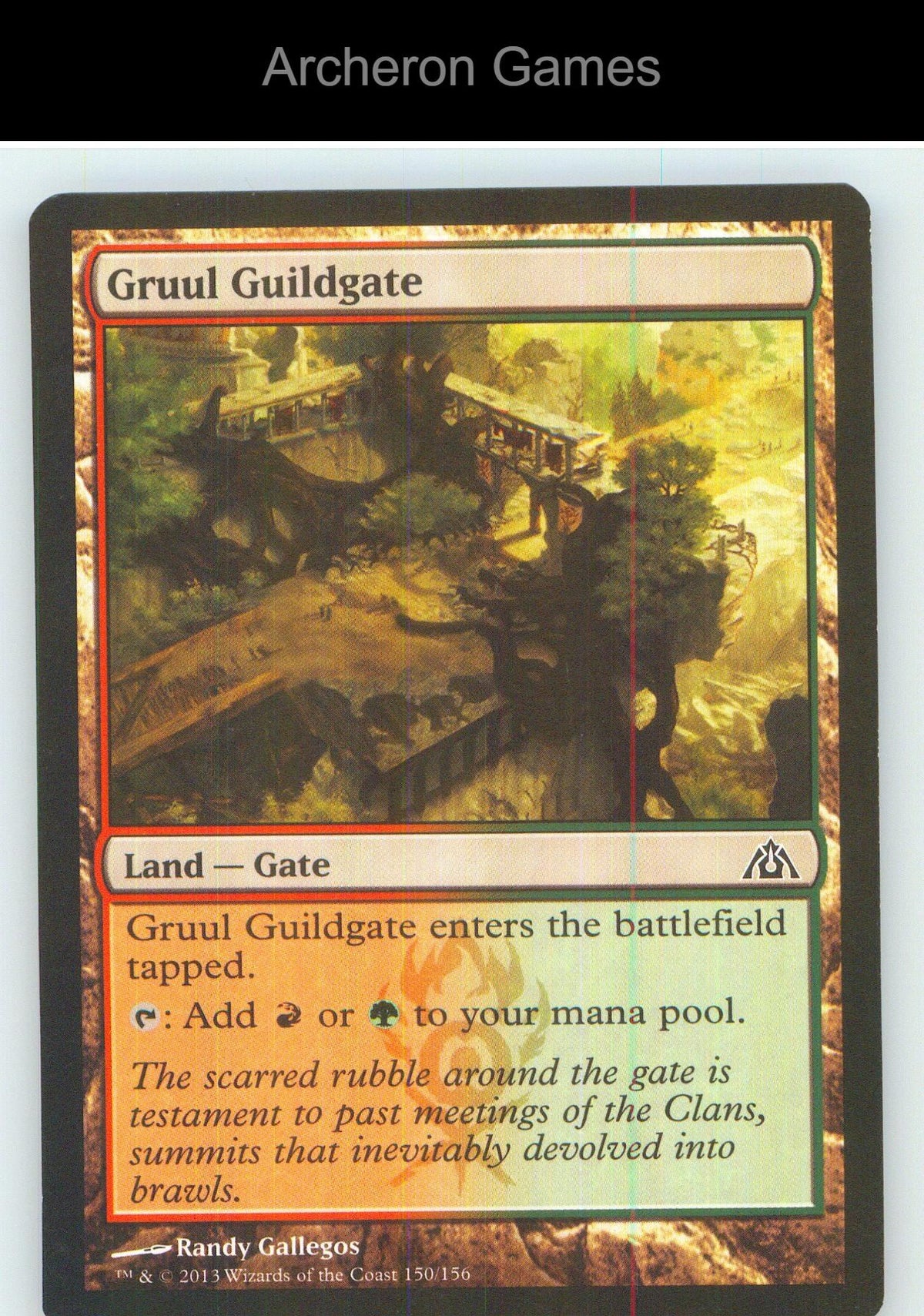 Gruul Guildgate DGM 150 C MTG Card NM/EX+