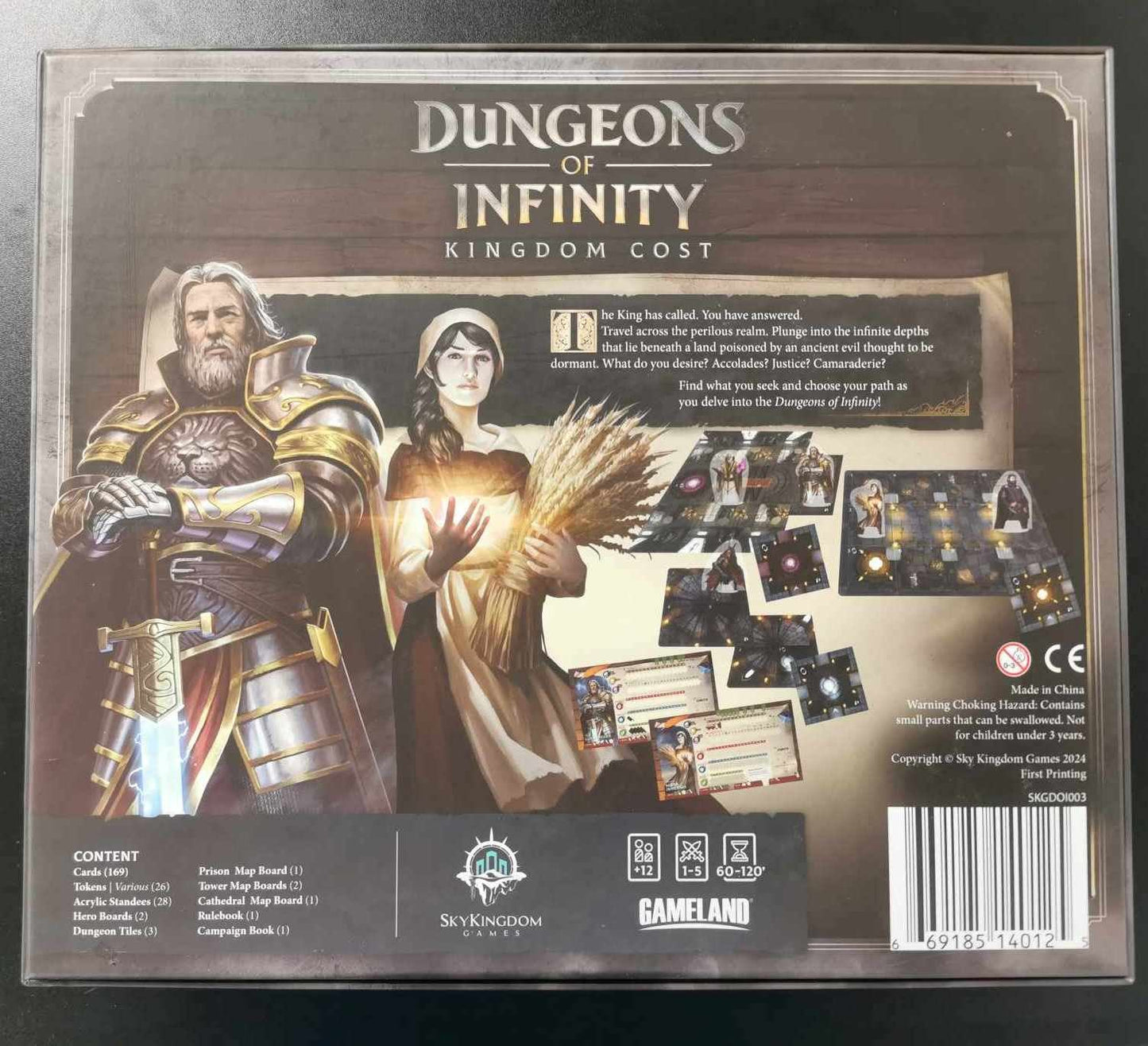 Dungeons of Infinity Kingdom Cost Expansion Board Game #9I8
