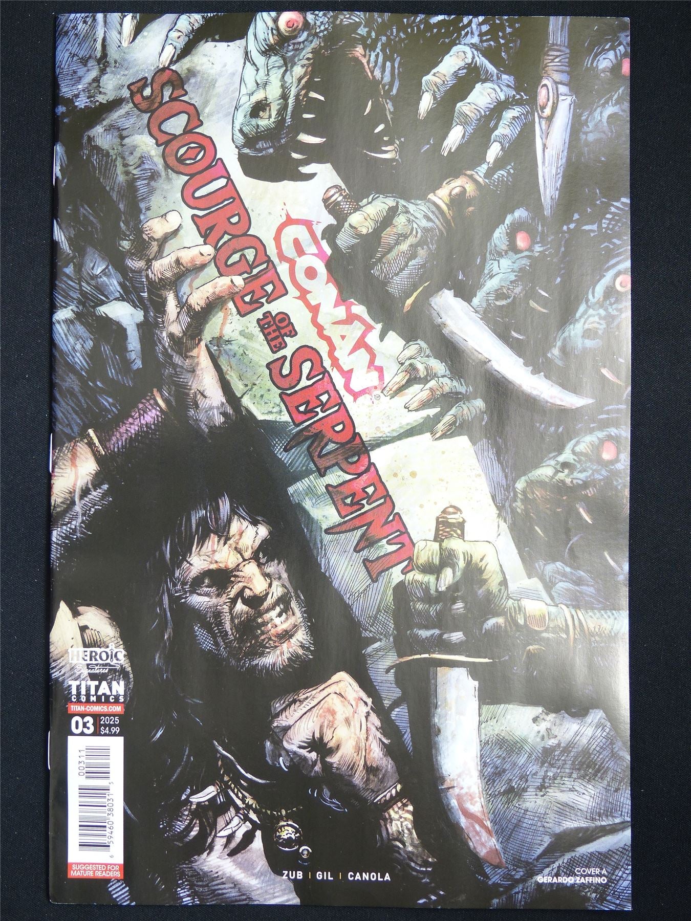 CONAN: Scourge of the Serpent #3 Cvr A - Dec 2025 Titan Comic #7D