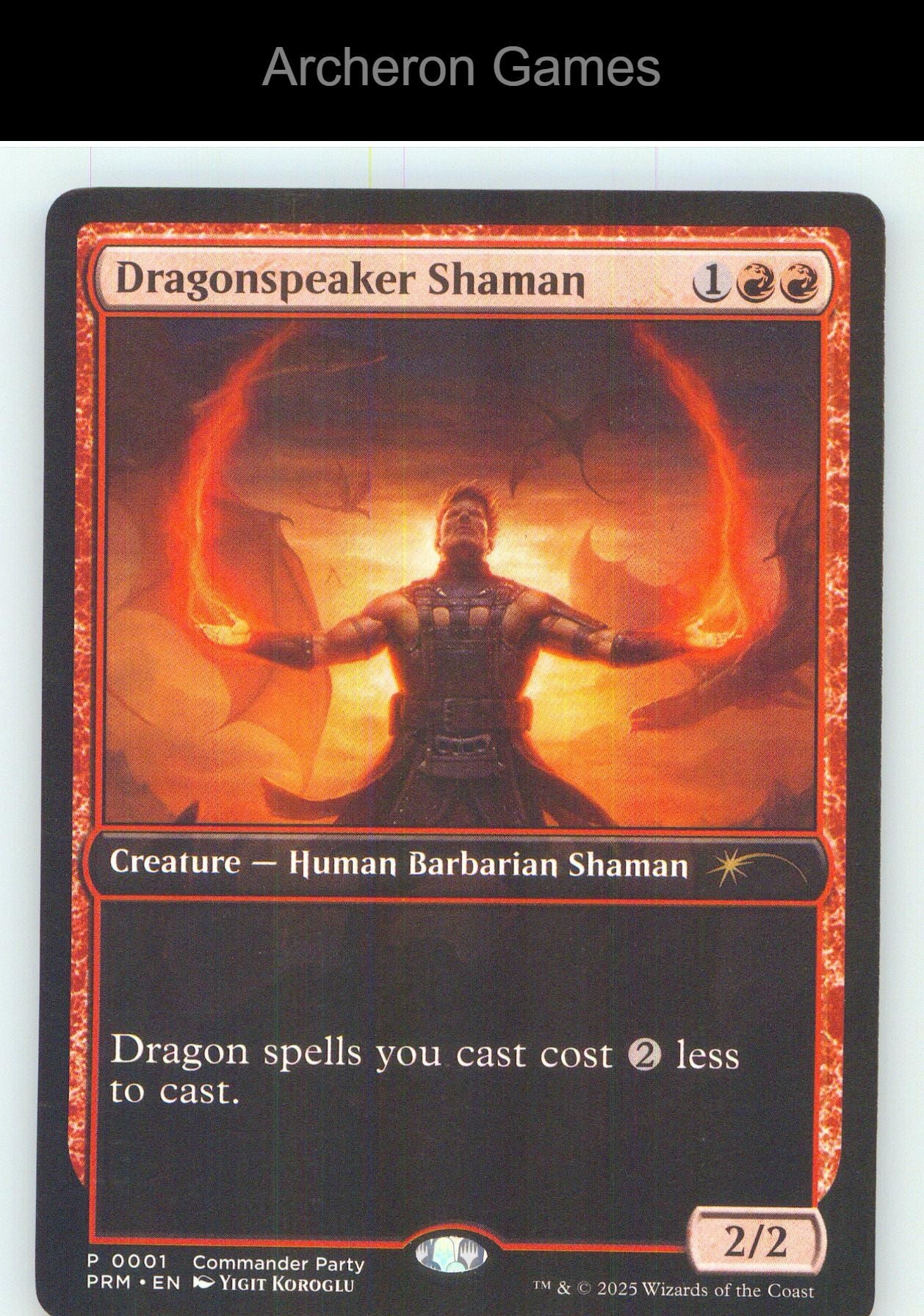 Dragonspeaker Shaman 1 P MTG Card NM/EX+