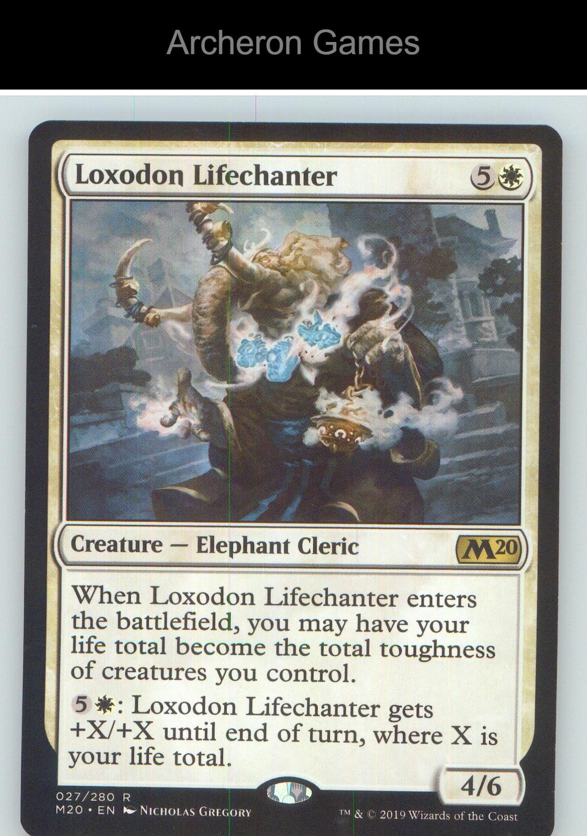 Loxodon Lifechanter M20 27 R MTG Card NM/EX+